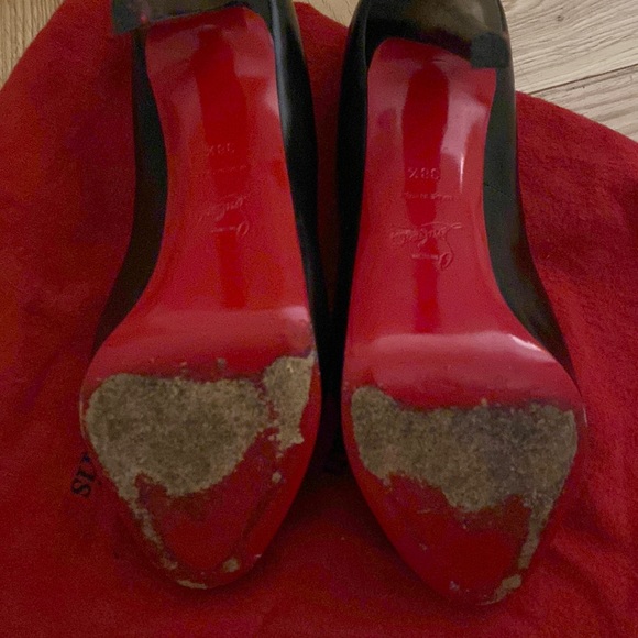 Authentic Christian Louboutin Privé Open Toe Pump